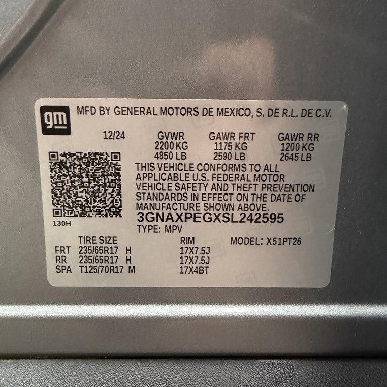 Chevrolet Equinox AWD 4dr LT w/2LT 2025