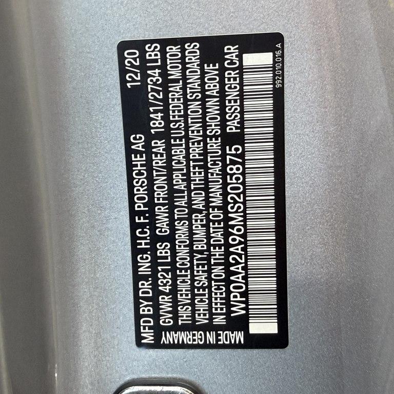 Porsche 911 Carrera Coupe 2021