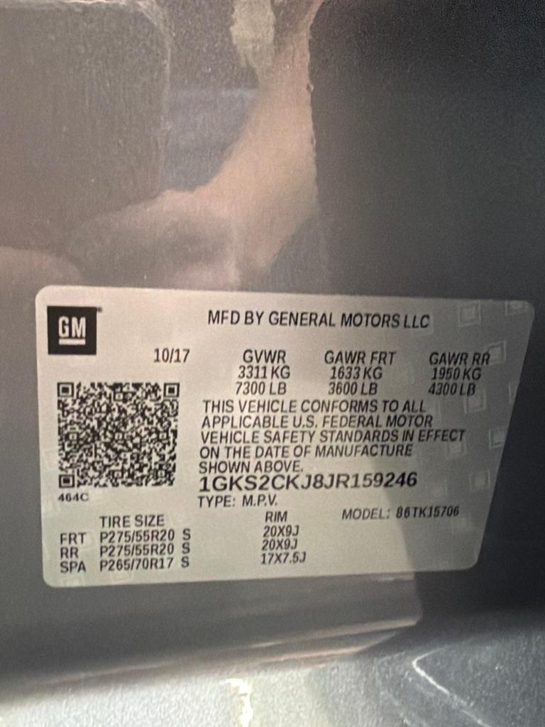 GMC Yukon 4WD 4dr Denali 2018