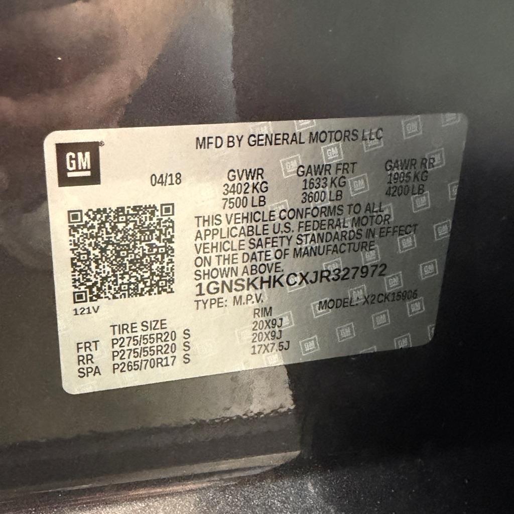 Chevrolet Suburban 4WD 4dr 1500 LT 2018