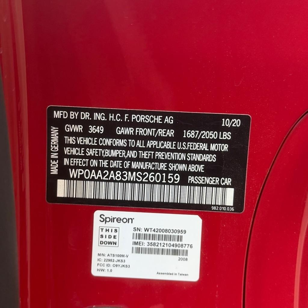 Porsche 718 Cayman Coupe 2021