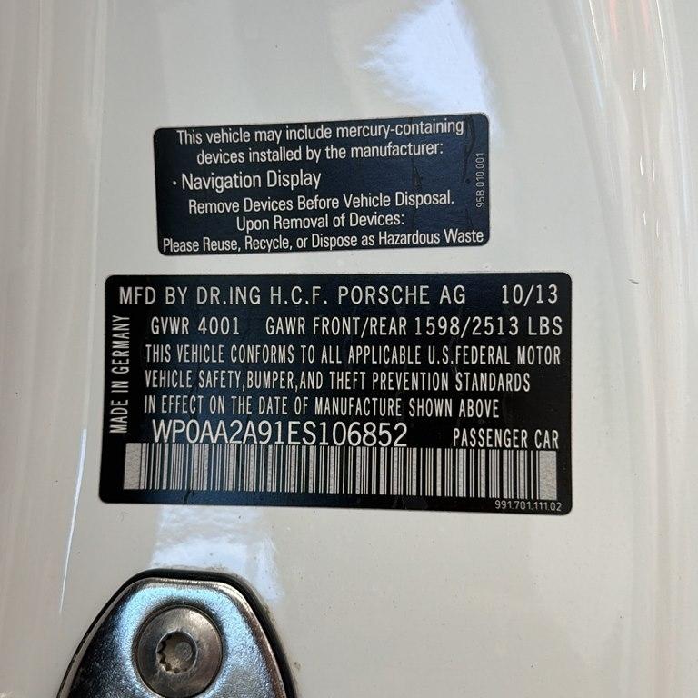 Porsche 911 2dr Cpe Carrera 2014