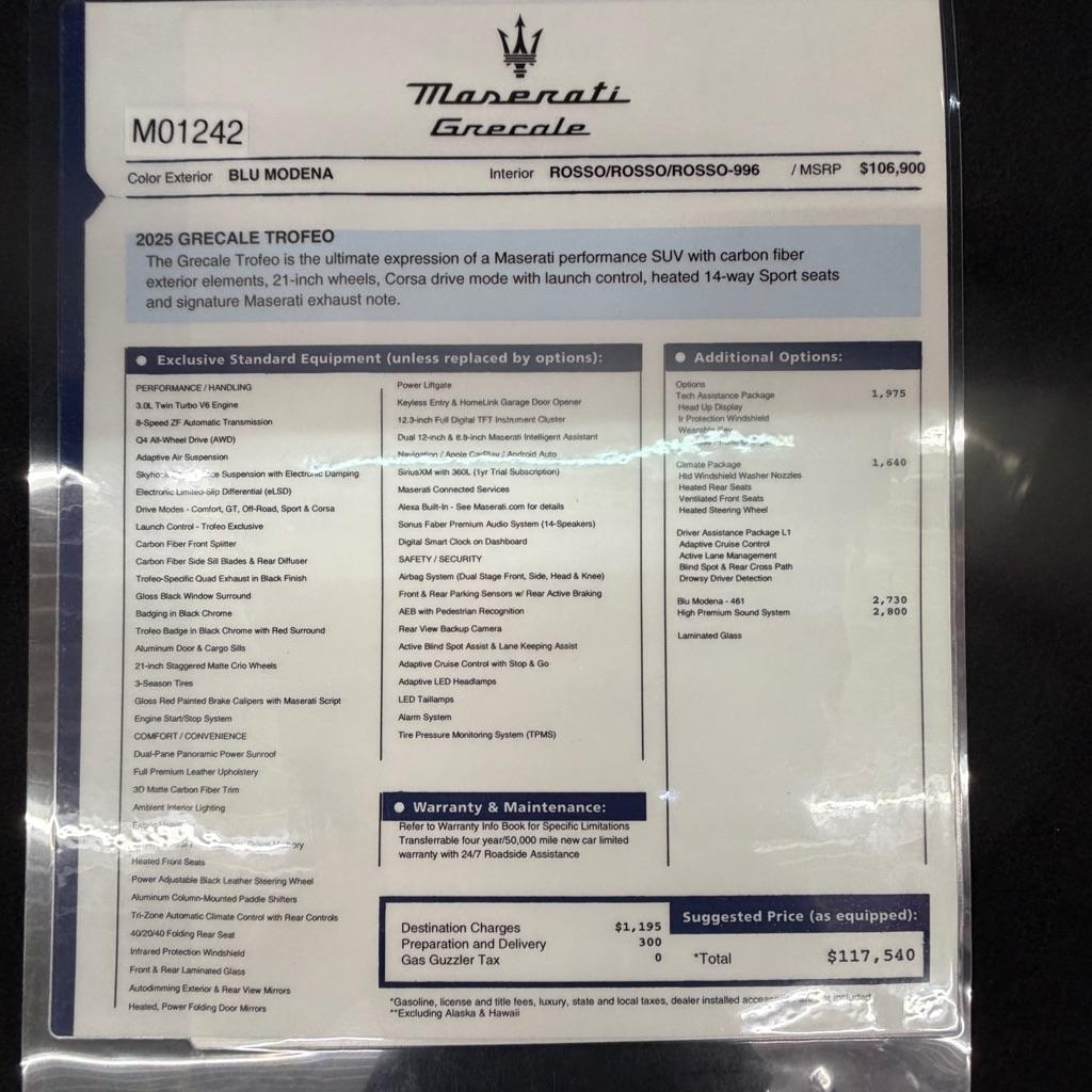 Maserati Grecale Trofeo AWD 2025