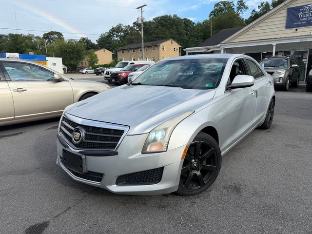 Silver 2013 Cadillac ATS Sedan Rear-Wheel Drive Automatic