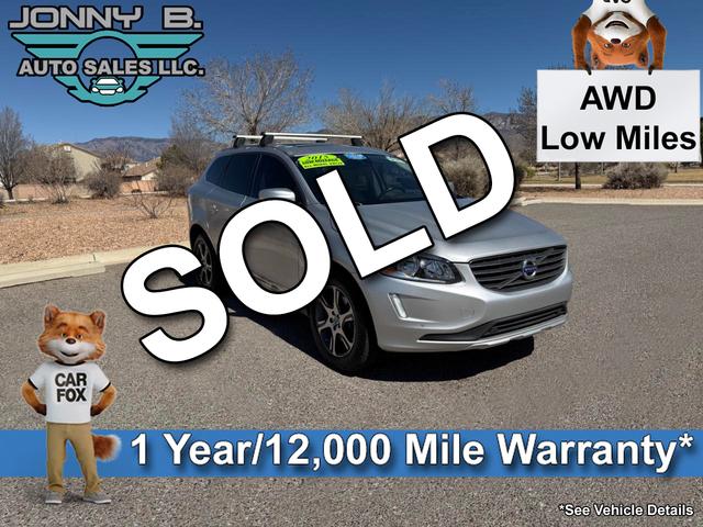 Bright Silver Metallic 2015 Volvo XC60 2015.5 T6 AWD SUV / Crossover All-Wheel Drive 6-Speed Automatic