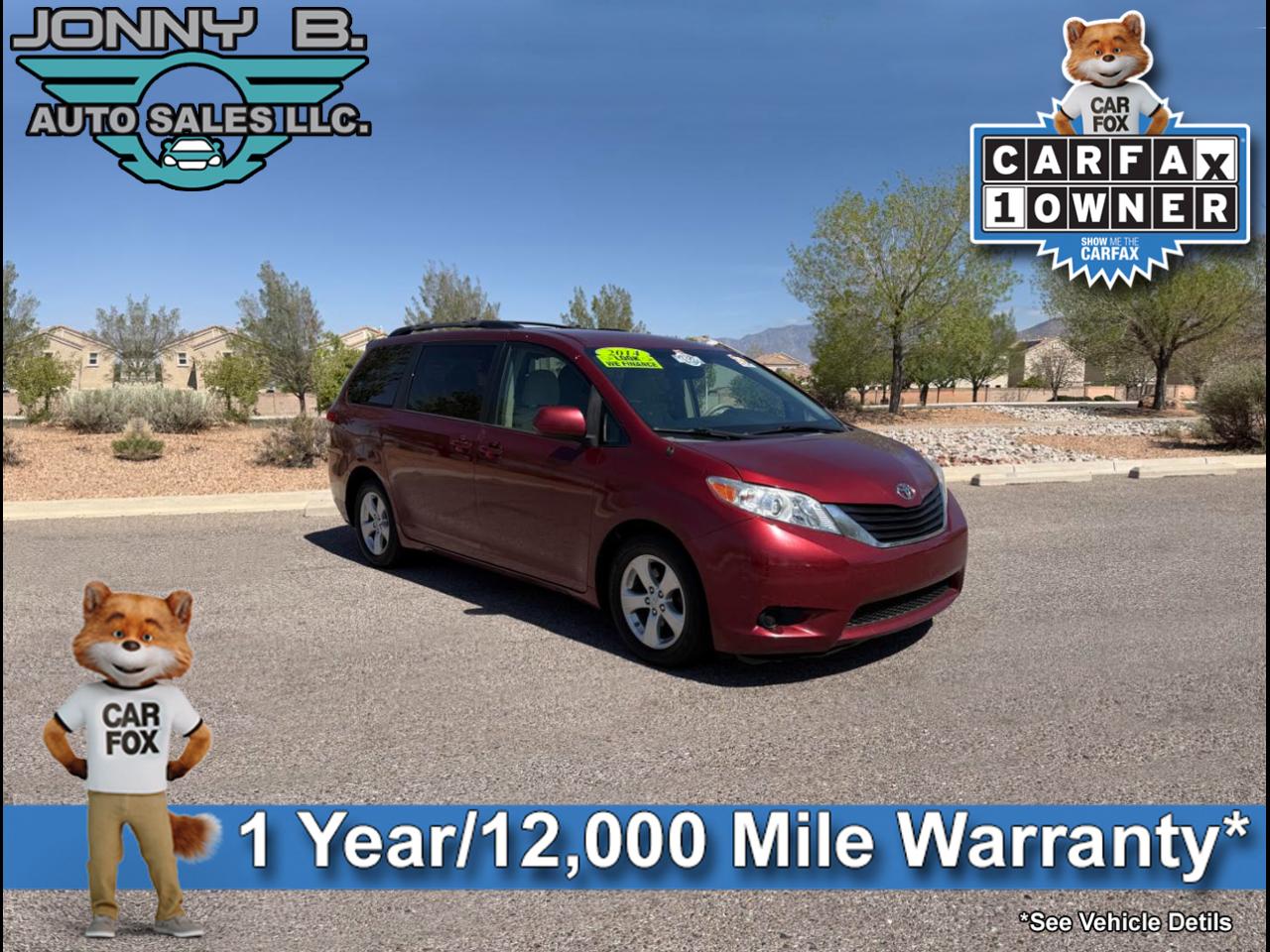 2014 Toyota Sienna LE 8-Passenger V6