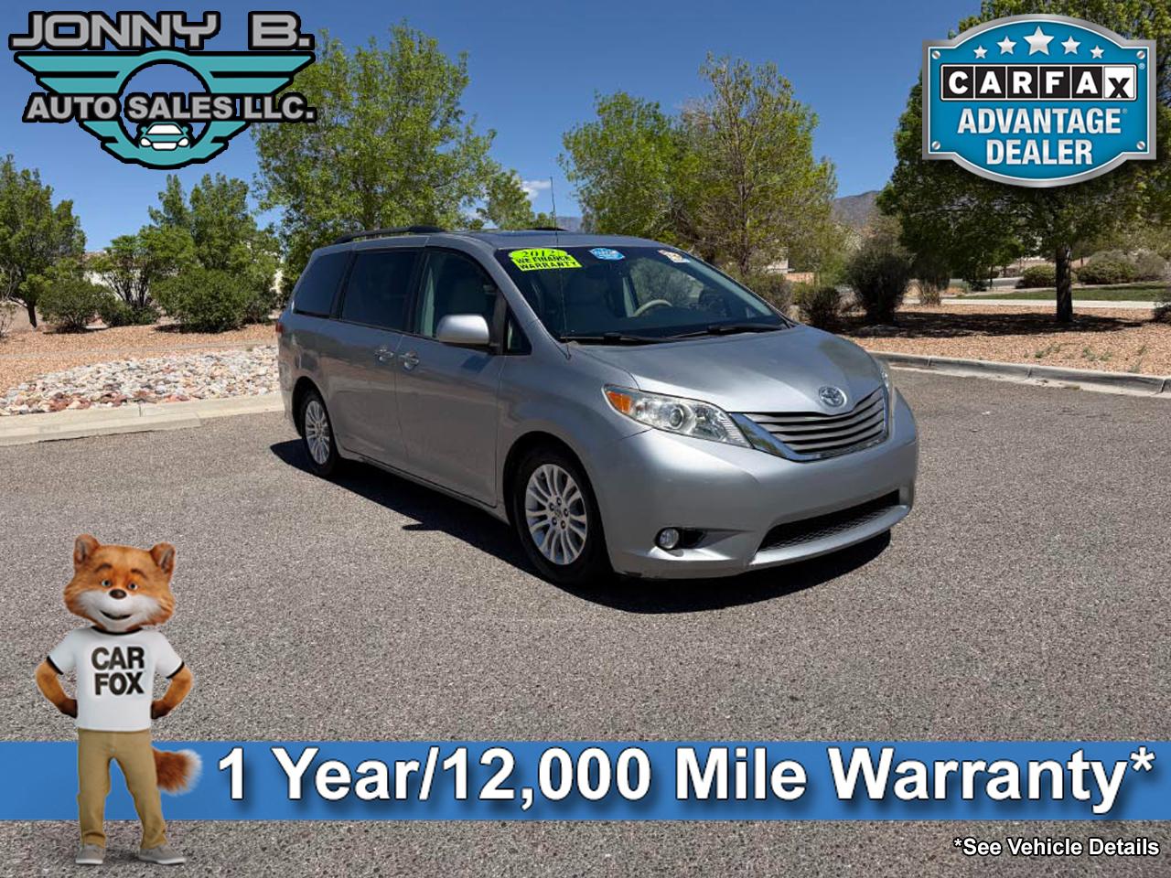 Toyota Sienna XLE FWD 8-Passenger V6 2012