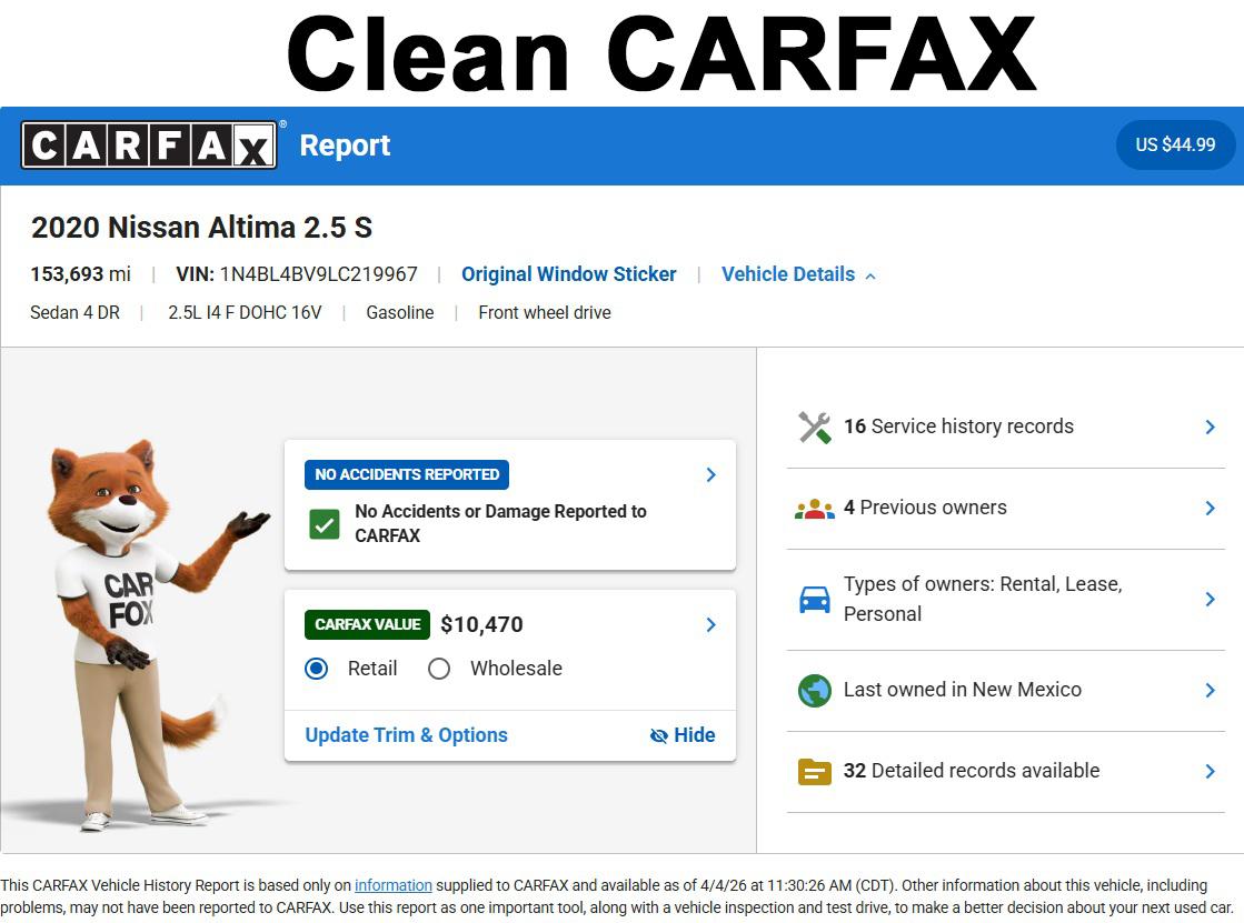 Nissan Altima S 2020