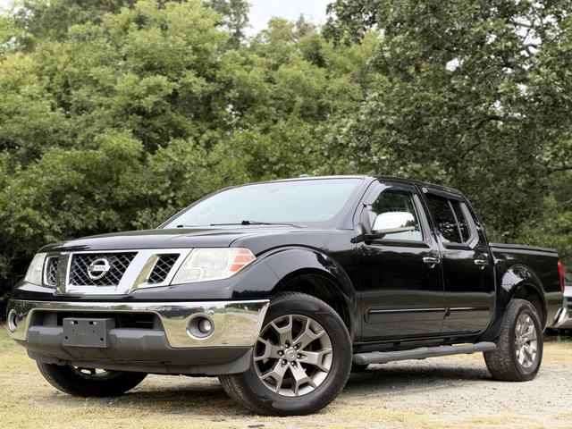 Black 2014 Nissan Frontier Pickup Truck Four-Wheel Drive 6-Speed Automatic
