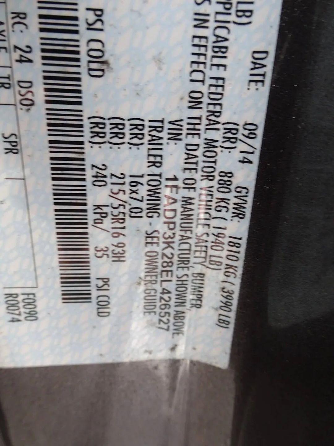 Ford Focus 5dr HB SE 2014