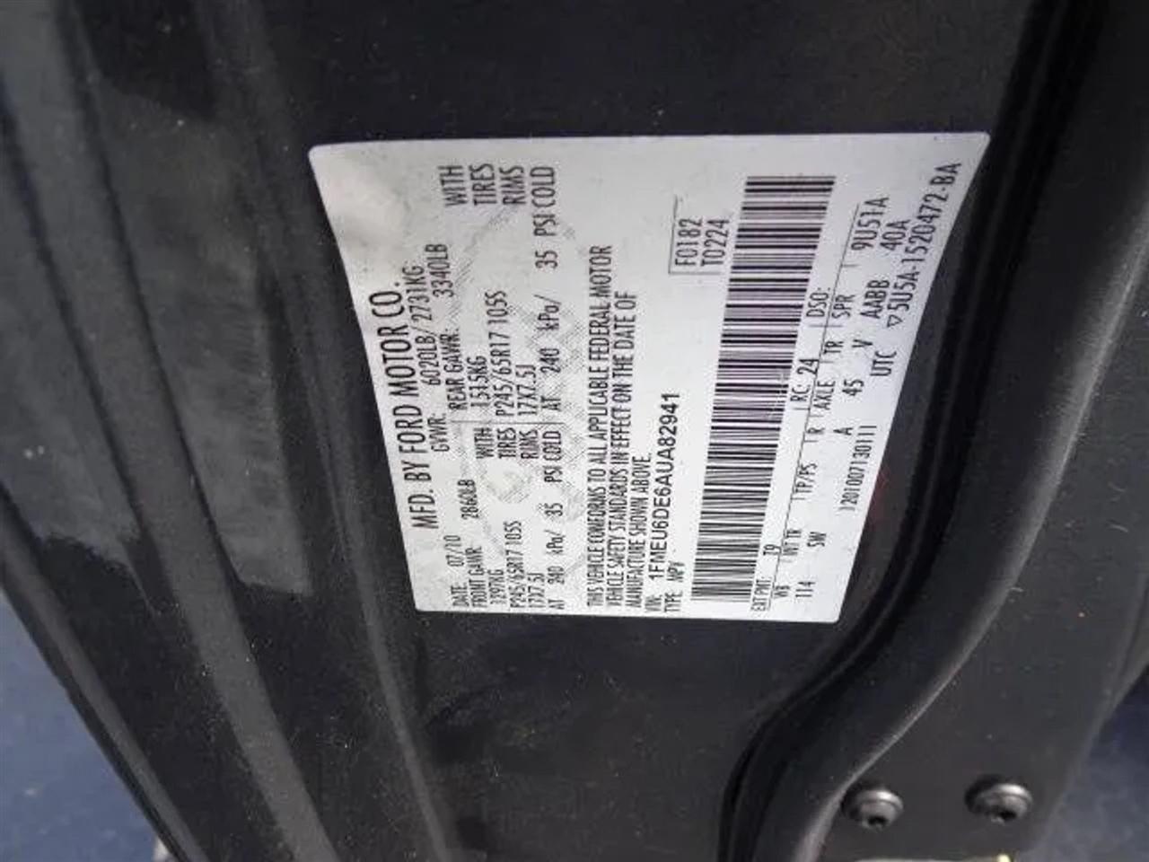 Ford Explorer RWD 4dr XLT 2010