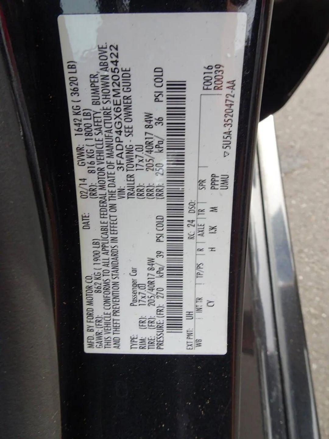 Ford Fiesta 5dr HB ST 2014