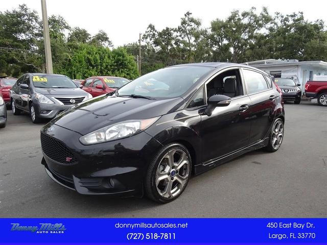 Black 2014 Ford Fiesta ST Hatchback Front-Wheel Drive 6-Speed Manual