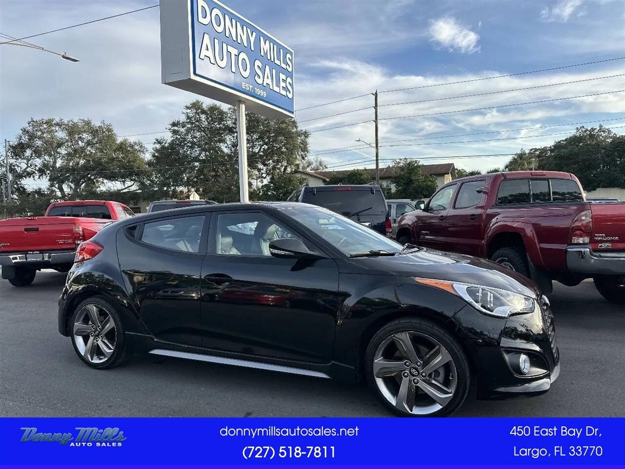 2014 Hyundai Veloster 3dr Cpe Auto Turbo w/Black Int