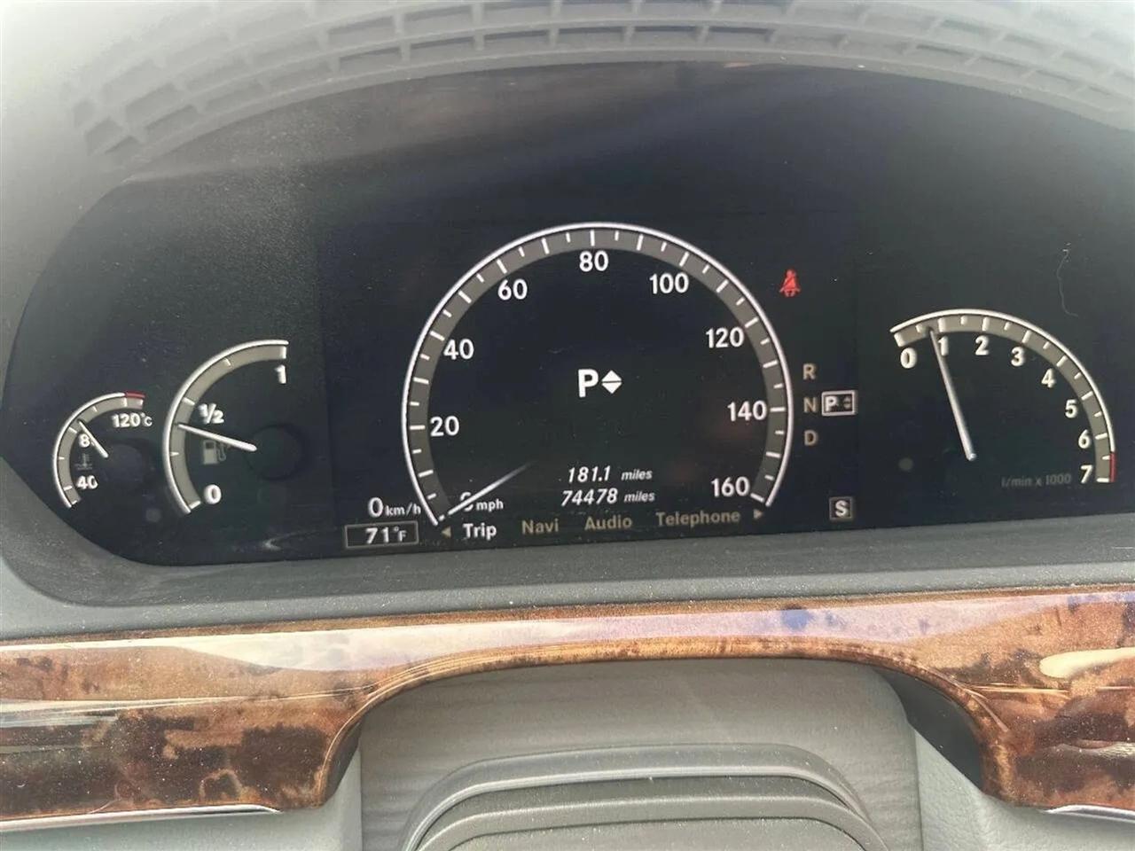 Mercedes-Benz S-Class 4dr Sdn 5.5L V8 RWD 2007