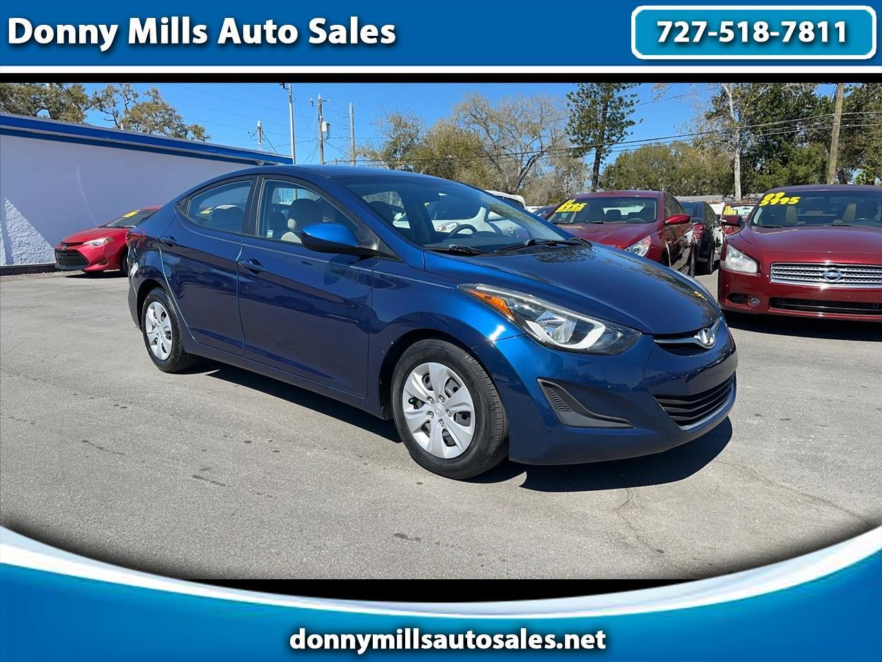 Hyundai Elantra 4dr Sdn Auto SE (Alabama Plant) 2016