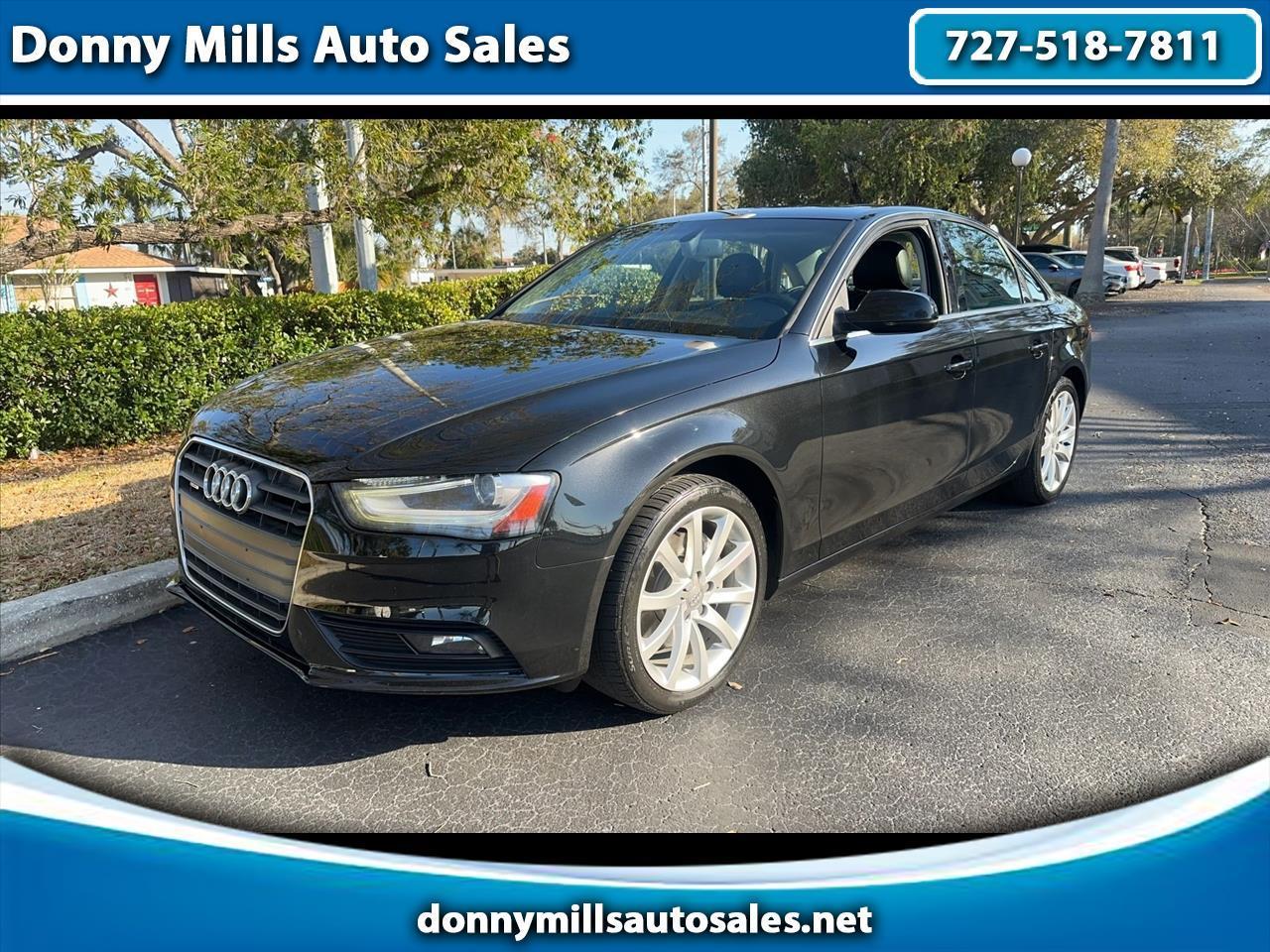 Audi A4 4dr Sdn Auto quattro 2.0T Premium Plus 2013