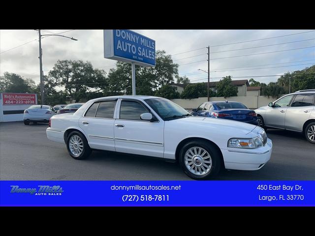 White 2011 Mercury Grand Marquis LS Fleet Sedan Rear-Wheel Drive 4-Speed Automatic