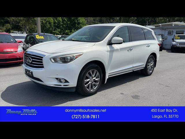 White 2013 INFINITI JX35 AWD SUV / Crossover All-Wheel Drive Continuously Variable Transmission
