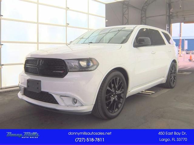White 2015 Dodge Durango SXT RWD SUV / Crossover Rear-Wheel Drive 8-Speed Automatic