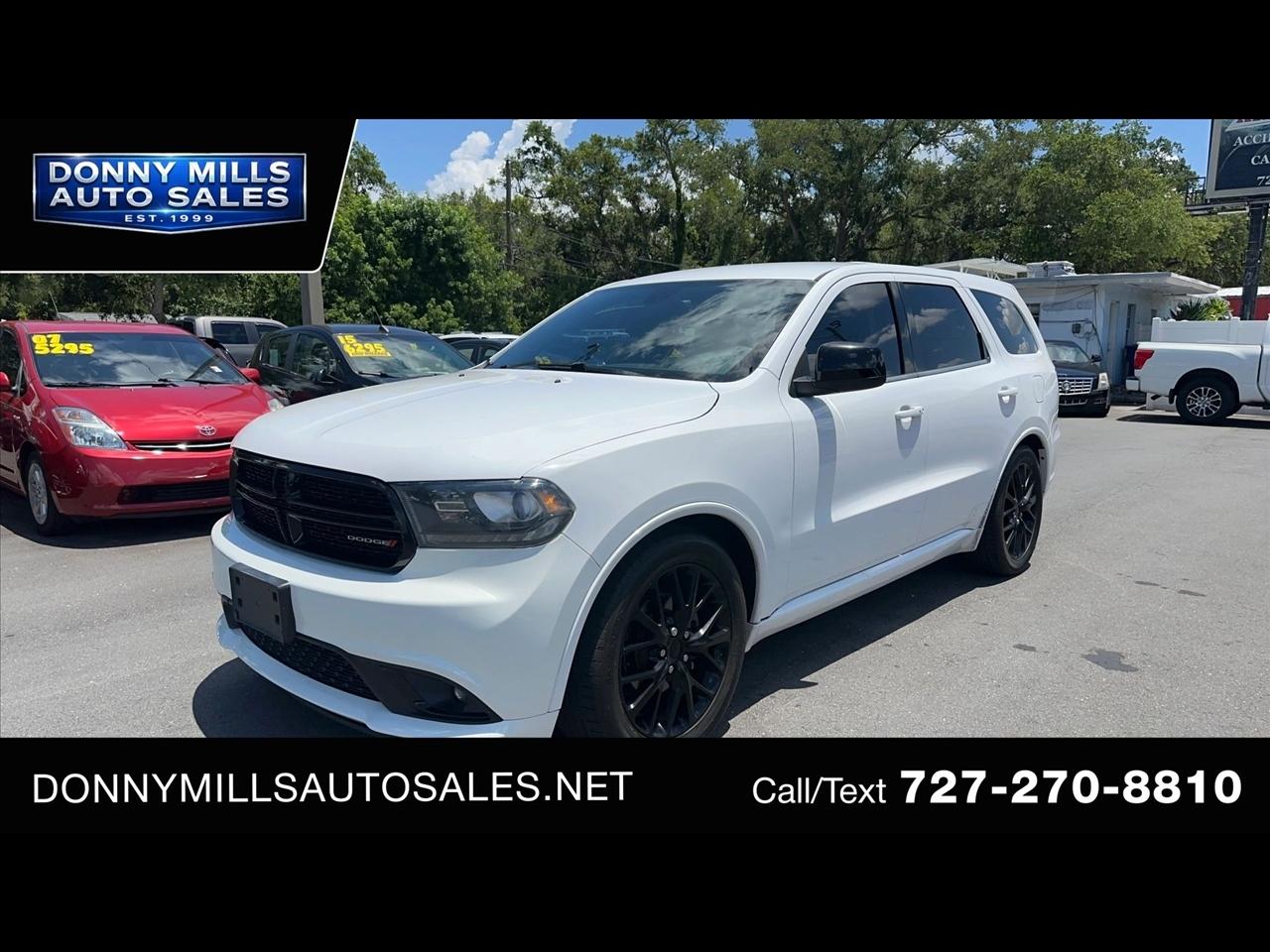 White 2015 Dodge Durango SUV / Crossover Rear-Wheel Drive 8-Speed Automatic