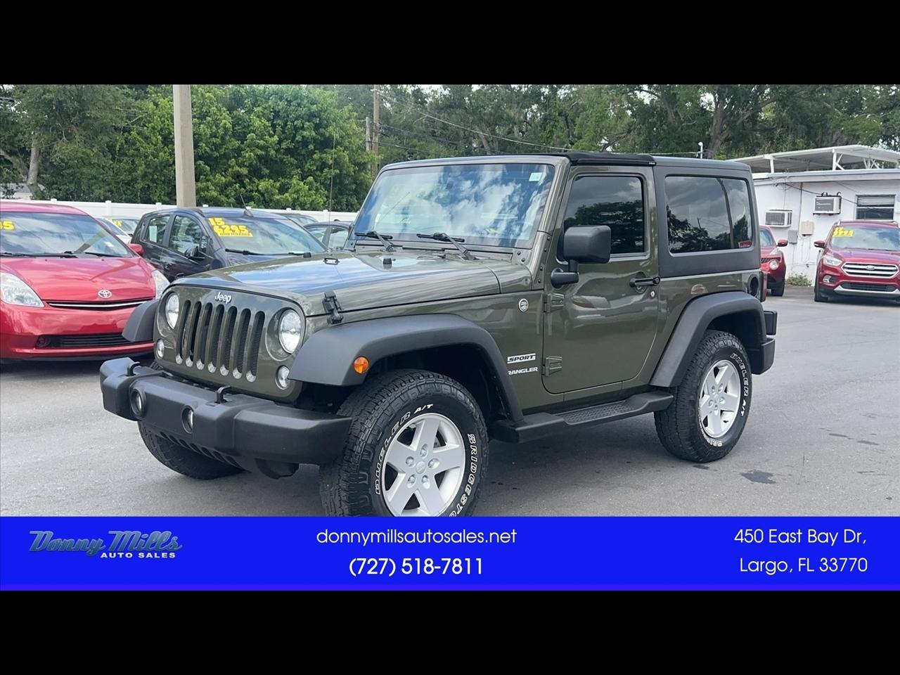 Jeep Wrangler 4WD 2dr Sport 2015