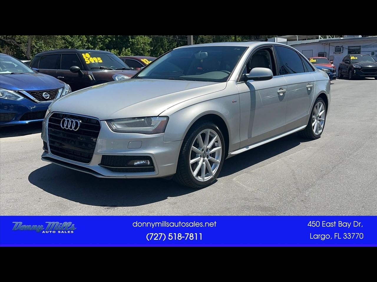 Audi A4 4dr Sdn CVT FrontTrak 2.0T Premium Plus 2014