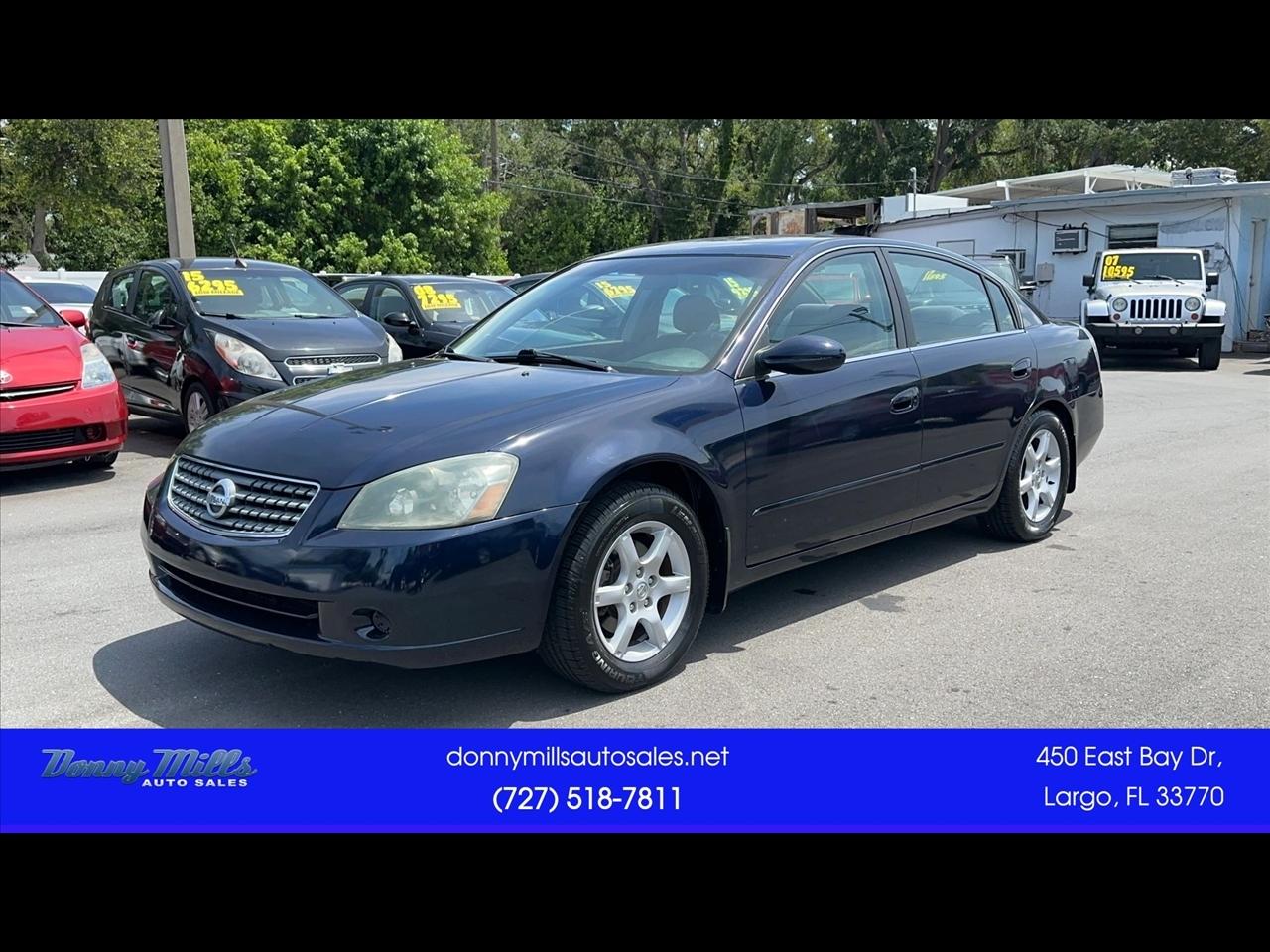 Nissan Altima 4dr Sdn I4 Manual 2.5 2005