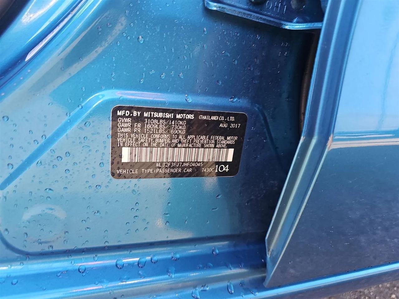 Mitsubishi Mirage G4 ES CVT 2018