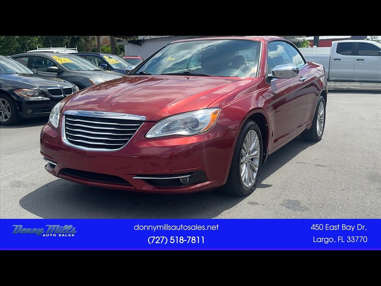 Chrysler 200 2dr Conv Limited 2012