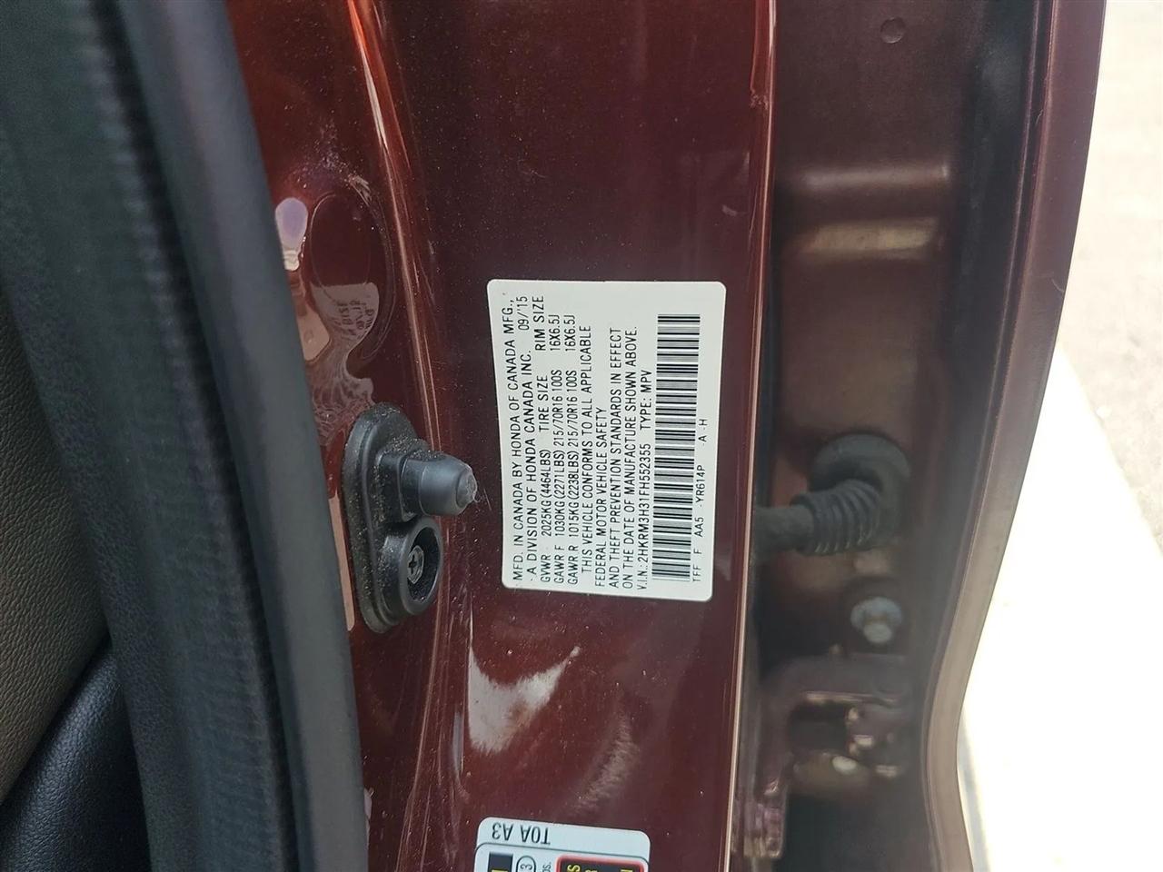 Honda CR-V 2WD 5dr LX 2015