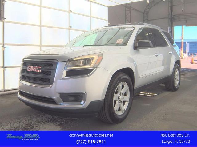 Silver 2014 GMC Acadia SLE-2 FWD SUV / Crossover Front-Wheel Drive 6-Speed Automatic