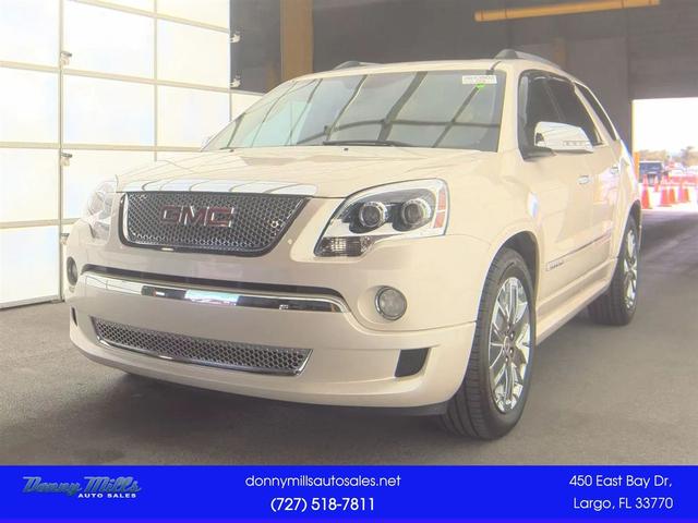 White 2012 GMC Acadia SUV / Crossover Front-Wheel Drive 6-Speed Automatic