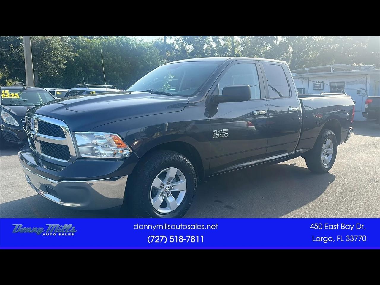 2017 RAM 1500 SLT 4x2 Quad Cab 6'4" Box