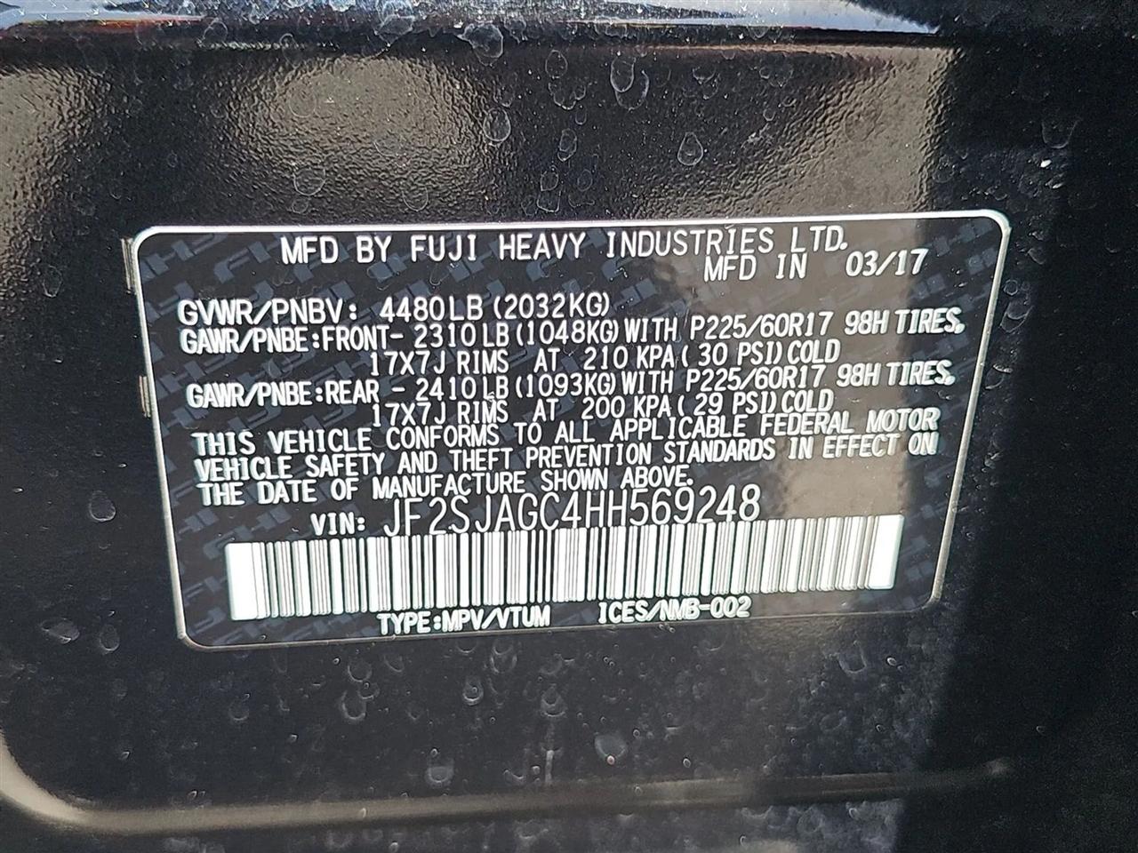 Subaru Forester 2.5i Premium CVT 2017