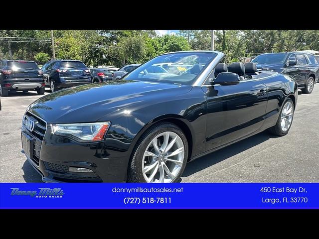 Black 2013 Audi A5 Convertible All-Wheel Drive 8-Speed Automatic