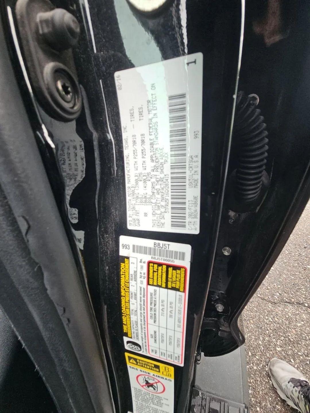 Toyota Tundra 2WD Truck  2016