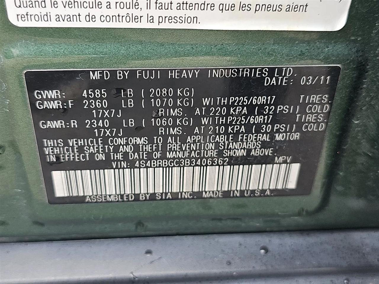 Subaru Outback  2011