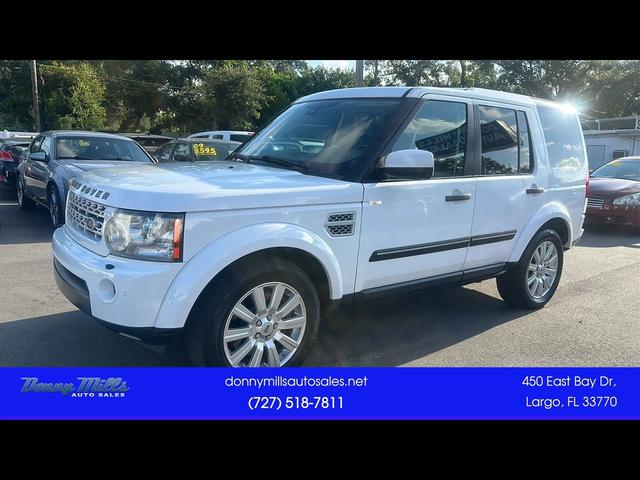 White 2012 Land Rover LR4 SUV / Crossover Four-Wheel Drive 6-Speed Automatic