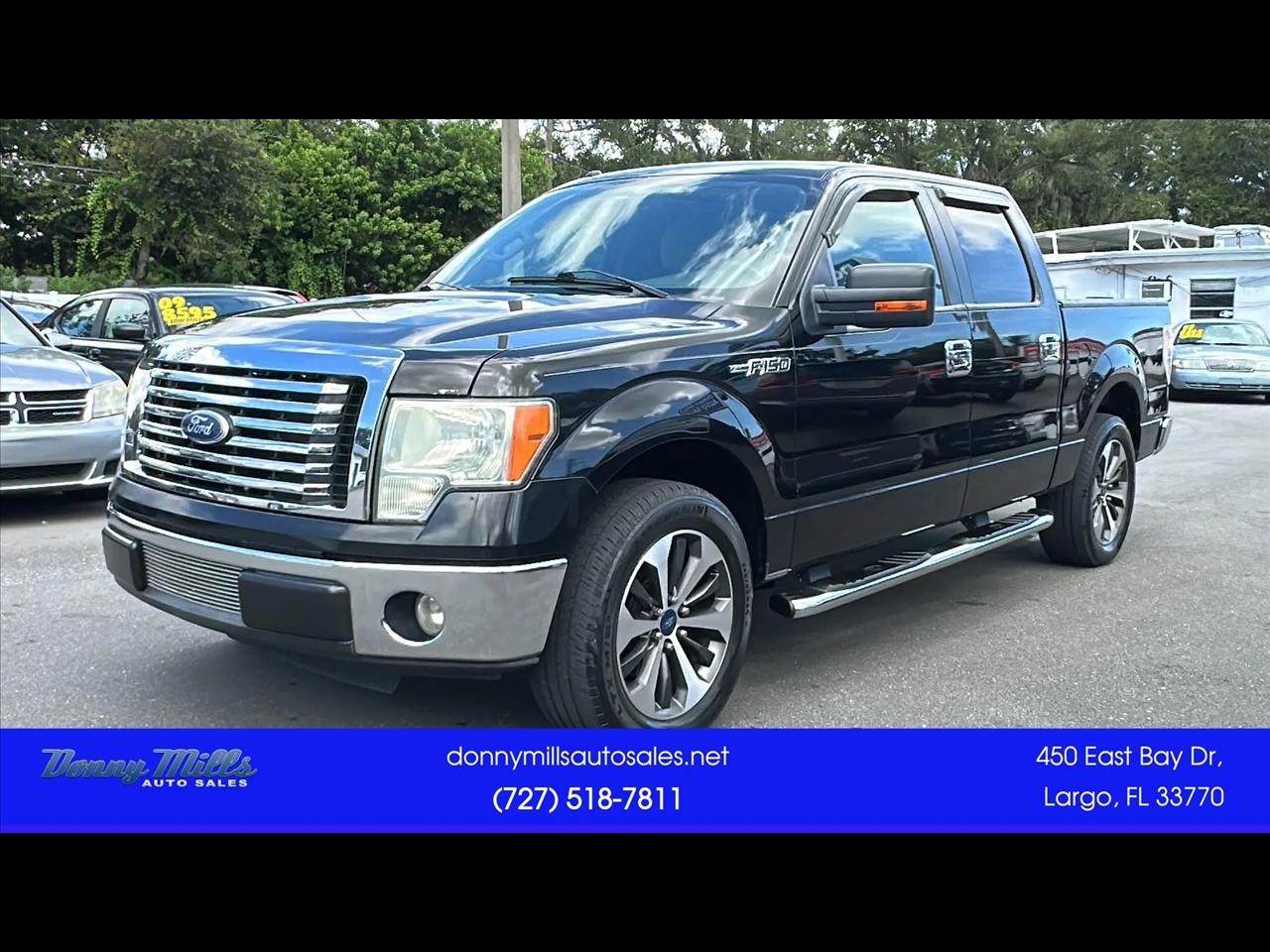 Black 2010 Ford F-150 Pickup Truck 4X2 6-Speed Automatic