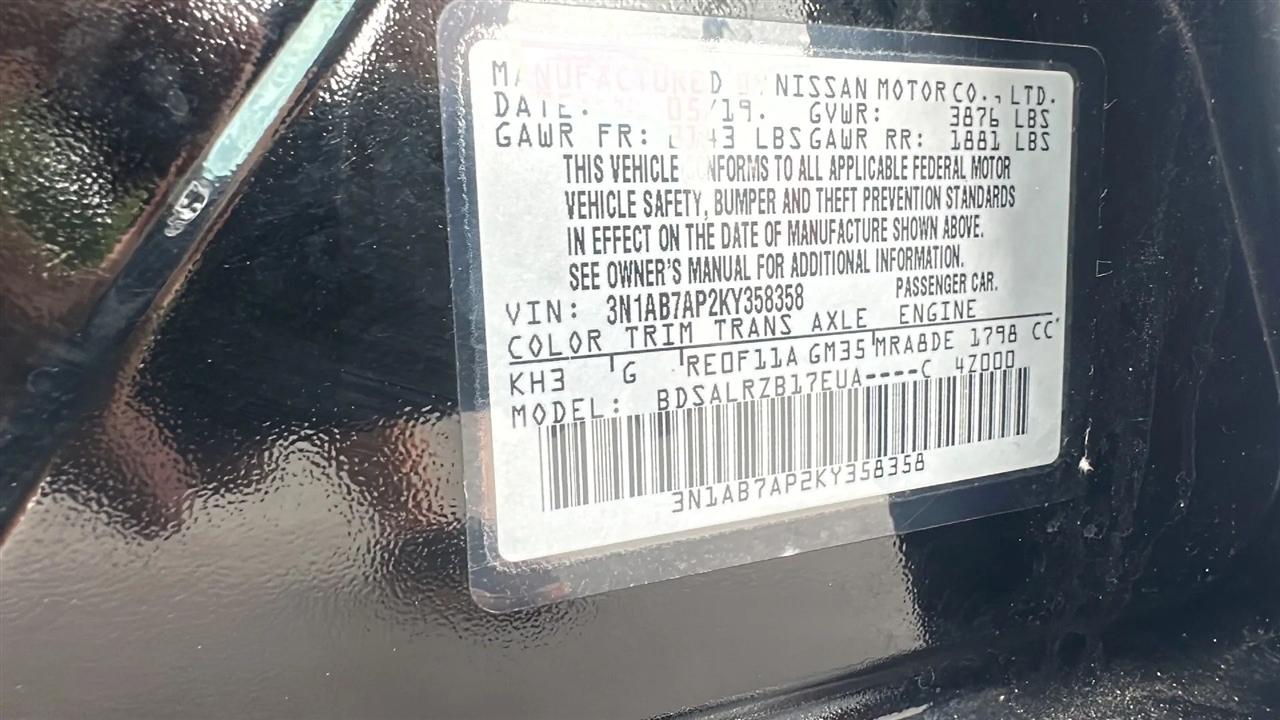 Nissan Sentra  2019