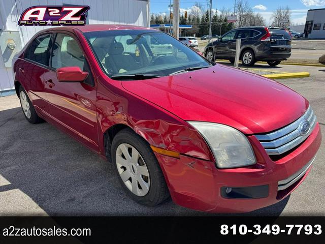Red 2007 Ford Fusion SE Sedan Front-Wheel Drive Automatic