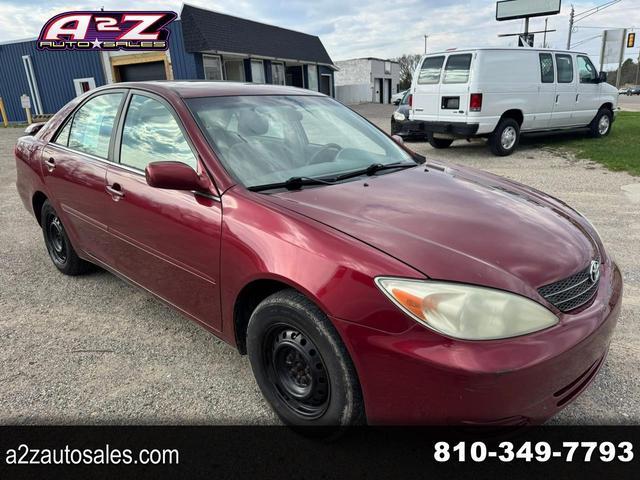 Red (Burgundy) 2003 Toyota Camry XLE Sedan Front-Wheel Drive