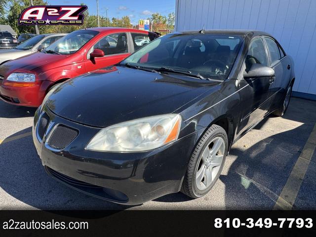 Black 2008 Pontiac G6 Sedan Front-Wheel Drive Automatic