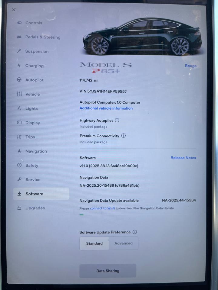 Tesla Model S 4dr Sdn P85 2014