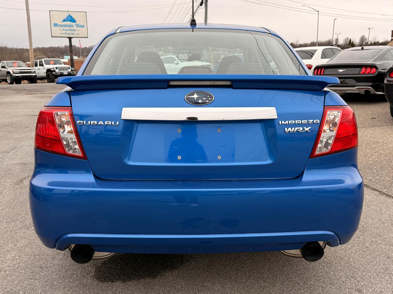 Subaru Impreza Sedan (Natl) 4dr Man WRX 2008