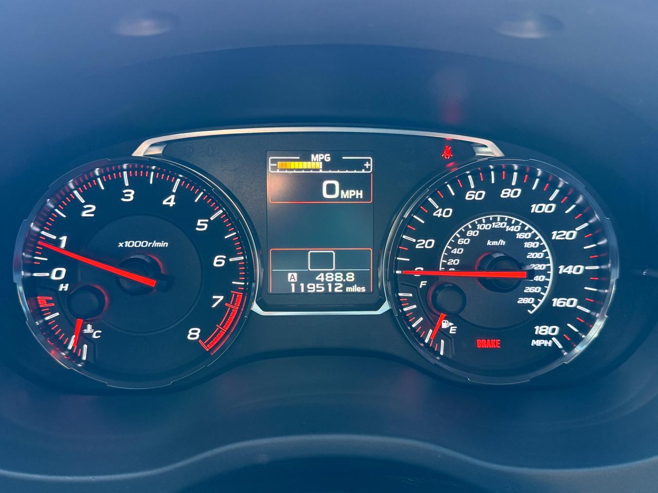 Subaru WRX Premium Manual 2018