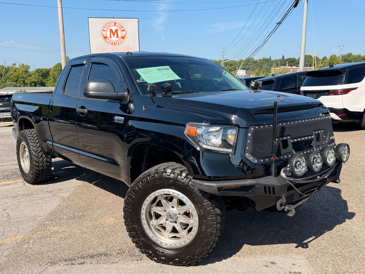 Black 2015 Toyota Tundra Pickup Truck Four-Wheel Drive Automatic