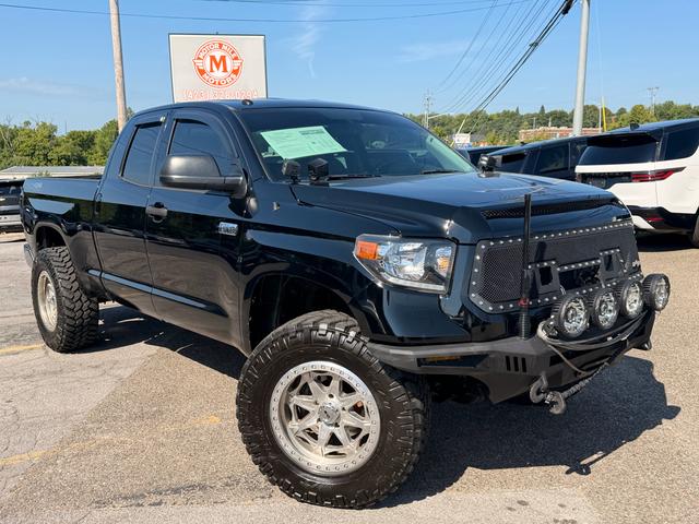 Black 2015 Toyota Tundra Pickup Truck Four-Wheel Drive Automatic