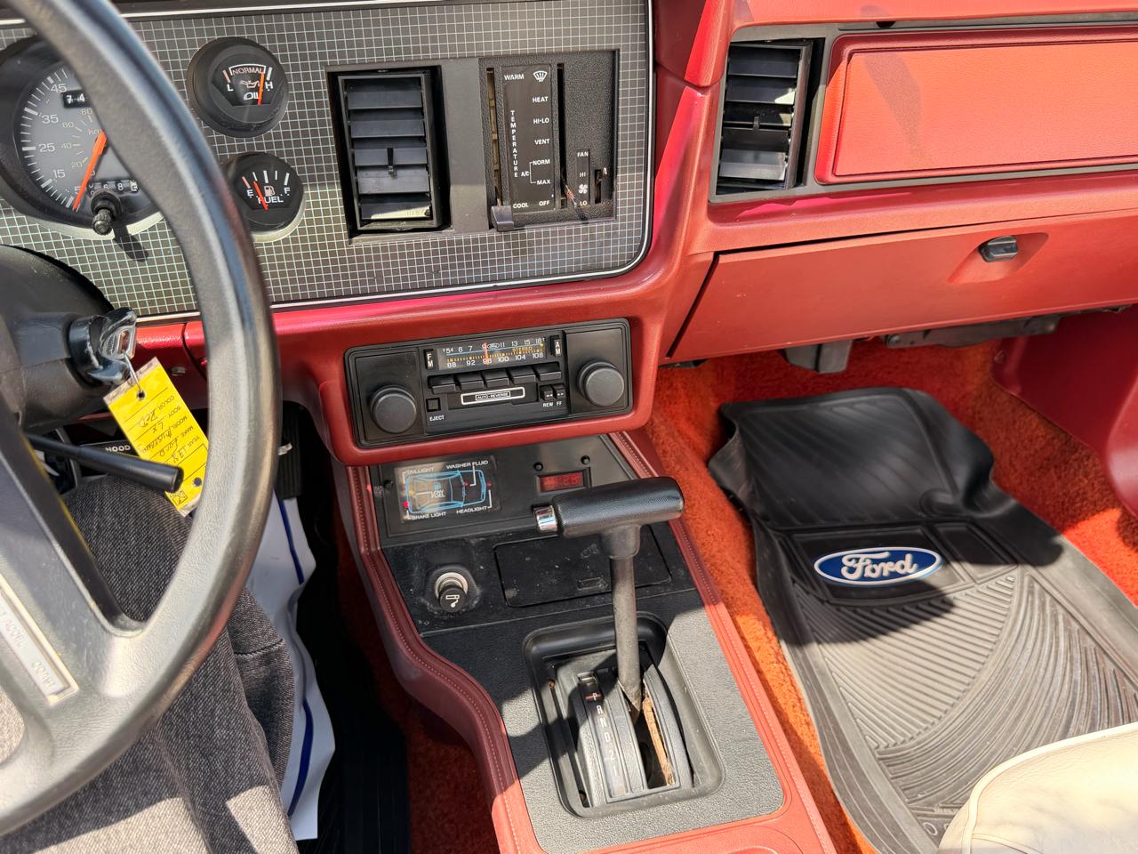 Ford Mustang 2dr Conv GT 1984